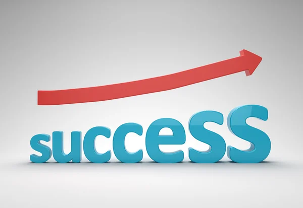 Success with arrow — Stock Photo, Image