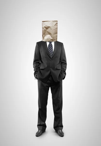 Hombre con bolsa de papel —  Fotos de Stock