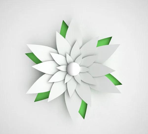 Flor de papel — Fotografia de Stock