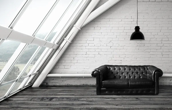 Kamer met sofa — Stockfoto