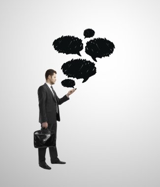 işadamı ile bubbletalk
