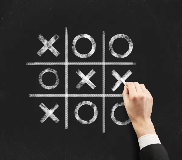 Game of tic tac toe — Stock Photo, Image