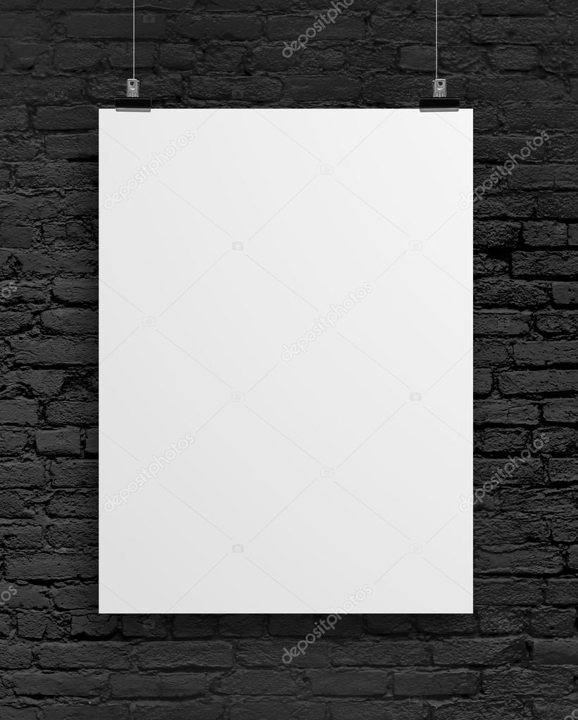 Blank poster Stock Photo by ©peshkova 27451741
