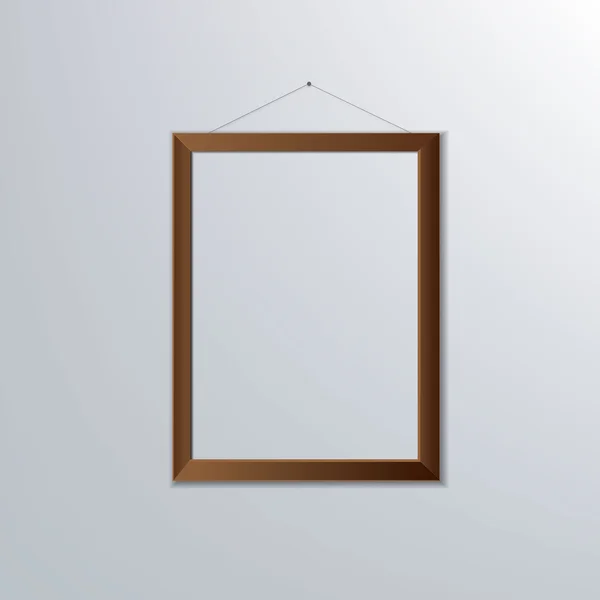 Houten frame — Stockvector