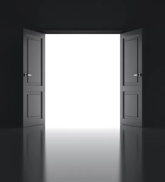 Opened doors — Stock Photo, Image