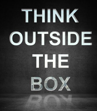 Kutunun dışını düşün.