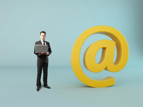 Mail sign — Stock Photo, Image