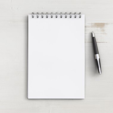 blank notebook clipart