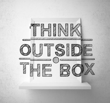 Kutunun dışını düşün.