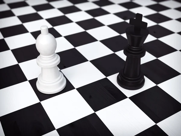Two chessmans — Stock Photo, Image