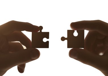 iki eli bulmaca toplamak