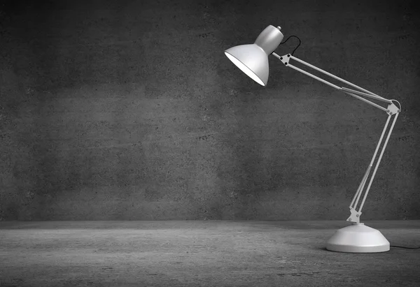 White desk lamp — Stock Photo, Image