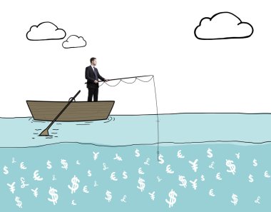 busiessman balıkçılık