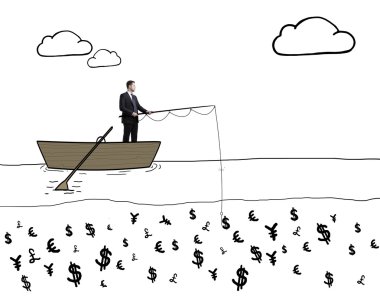 busiessman balıkçılık