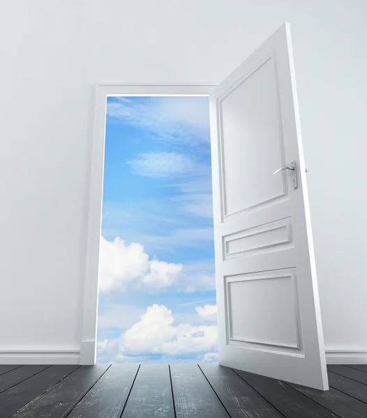 Door in sky — Stock Photo, Image