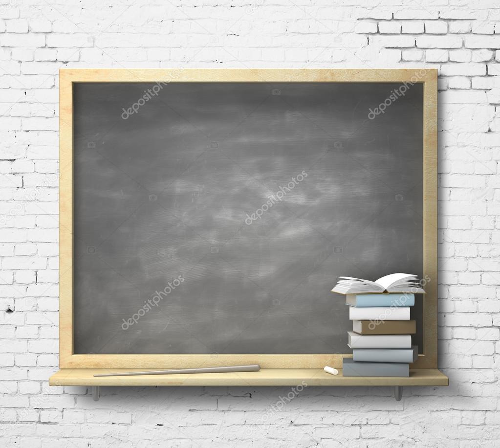 black blackboard