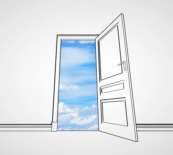 Drzwi do nieba — Zdjęcie stockowe