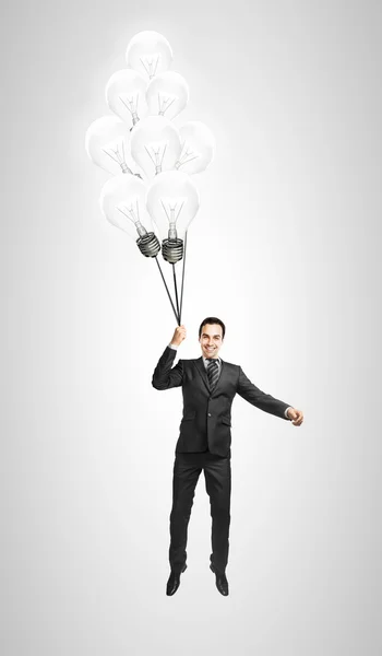 Businessman flying — Stock Photo, Image