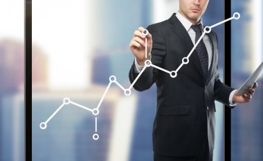 işadamı çizim grafik