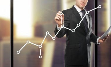 işadamı çizim grafik