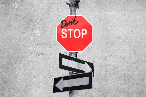 Dont stop — Stock Photo, Image