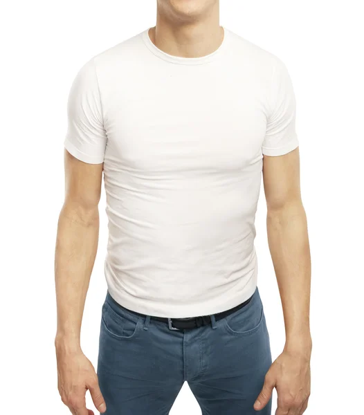 T-shirt giyen — Stok fotoğraf