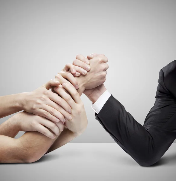 Arm wrestling — Stock Photo, Image