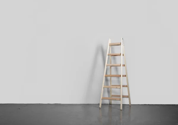 Concrete floor and ladder — Stock Photo, Image