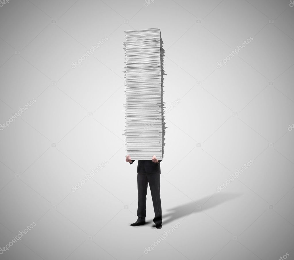 tower of paper