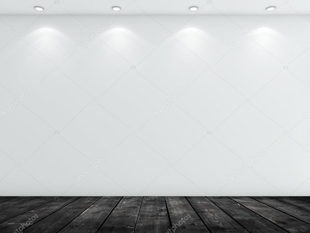 white concrete room