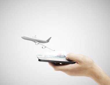 cep telefonu ve uçak