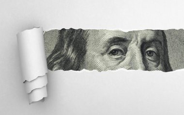Benjamin Franklin face clipart