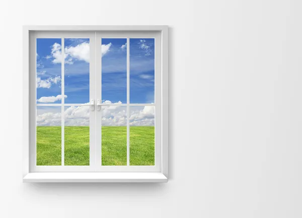 Modern residential window — Stock Photo, Image