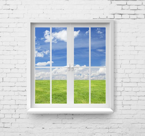 Modern ablak — Stock Fotó