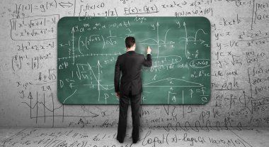 businssman çizim matematiksel formül
