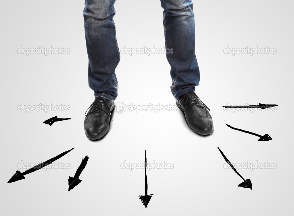 leg and arrows