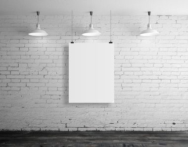 tuğla loft çerçevesinde