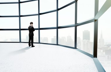 iş adamı, düşünüyor