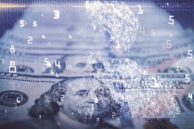 Teknoloji temalı iki film, Amerikan dolarları üzerinden çekiliyor. Teknoloji kavramı.
