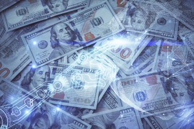 Teknoloji temalı iki film, Amerikan dolarları üzerinden çekiliyor. Teknoloji kavramı.