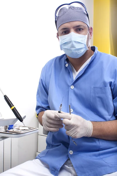 Retrato de un dentista — Foto de Stock