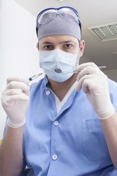 Preparação da anestesia — Fotografia de Stock