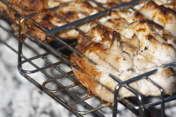 BBQ Chicken on grill — Stock Photo, Image