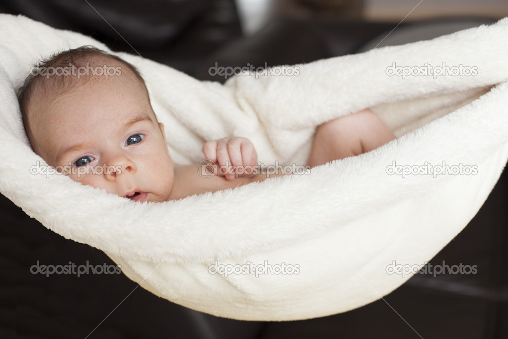 Newborn Baby Hanging