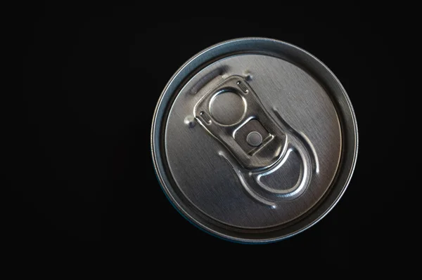 Aluminiumdeckel Aus Dosen Getränke Aus Metall Drinks Von Oben — Stockfoto