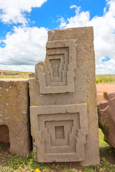 Megalithische steen complexe puma punku — Stockfoto