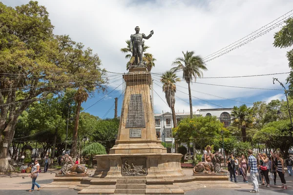 Monument to Antonio José de Sucre in Sucre city — Zdjęcie stockowe