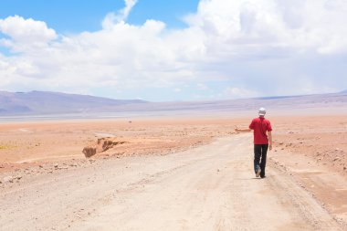 adam arabaya otostop