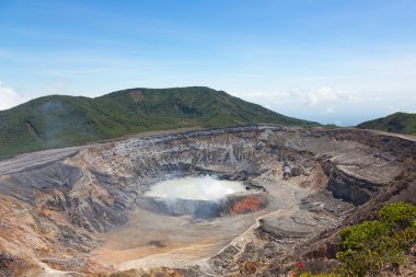Crater of Poas Volcano, Costa Rica clipart