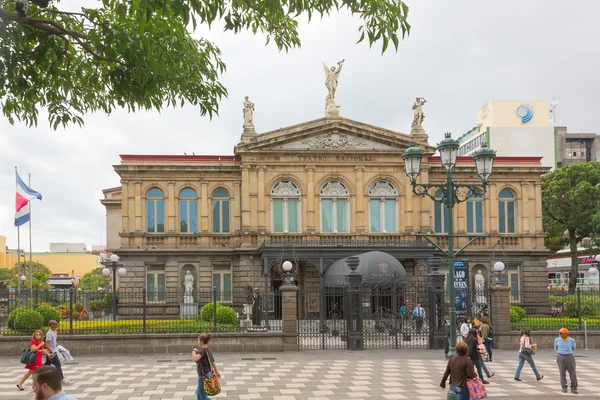 Teatro Nacional de Costa Rica en San José — Foto de Stock